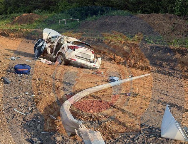 Беременная женщина погибла в аварии под Мензелинском