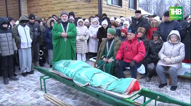 Пермь краеның Барда районында Ильяс Гыймадетдиновны соңгы юлга озату