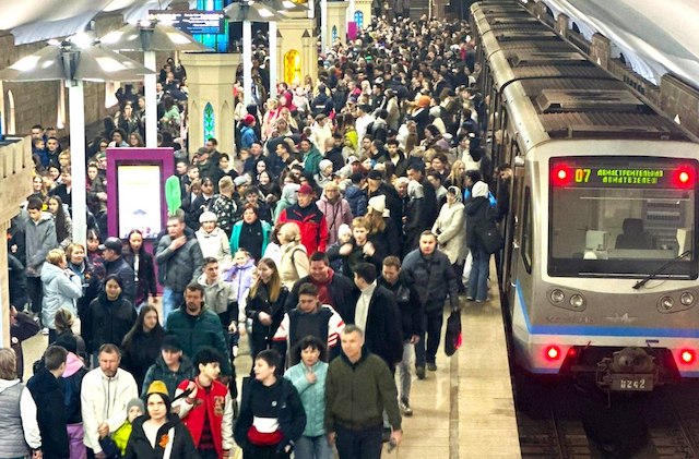 В День Победы метрополитен Казани установил новый рекорд