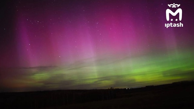 Умопомрачительное северное сияние вызвала магнитная буря в небе над Татарстаном