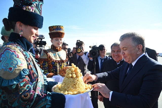 Татарстанга Үзбәкстан Республикасы Президенты Шәүкәт Мирзиёев эш сәфәренә килде