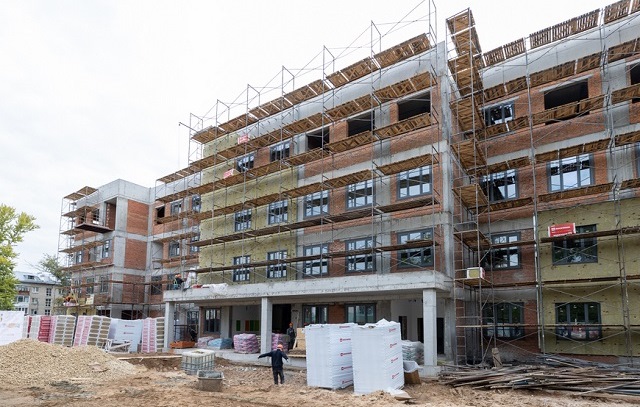 В Казани строительство детской поликлиники в Дербышках по нацпроекту выполнили на 54%