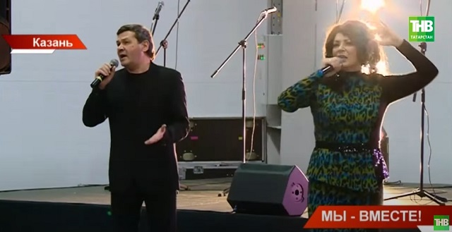 В Казани перед резервистами выступила народная артистка РТ Зайнаб Фархутдинова - видео