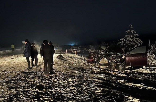 Два пассажира иномарки погибли в столкновении со встречным авто на трассе в Татарстане