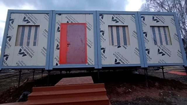 Модульное здание ФАПа начали возводить по нацпроекту в Альметьевском районе РТ