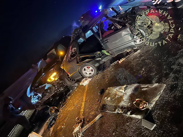 Водитель «Лады» погиб в ДТП на трассе в Чистопольском районе Татарстана