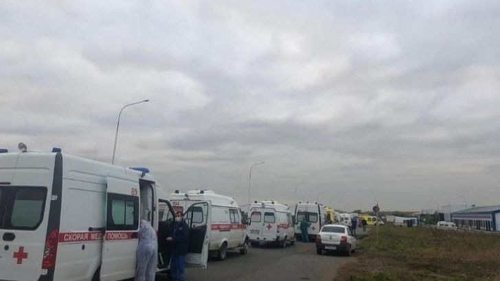 Минздрав Башкирии прокомментировал очередь из скорых около COVID-госпиталя