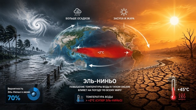 Как в 1877 году: надвигающееся «Супер Эль-Ниньо» станет мощнейшим явлением XXI века