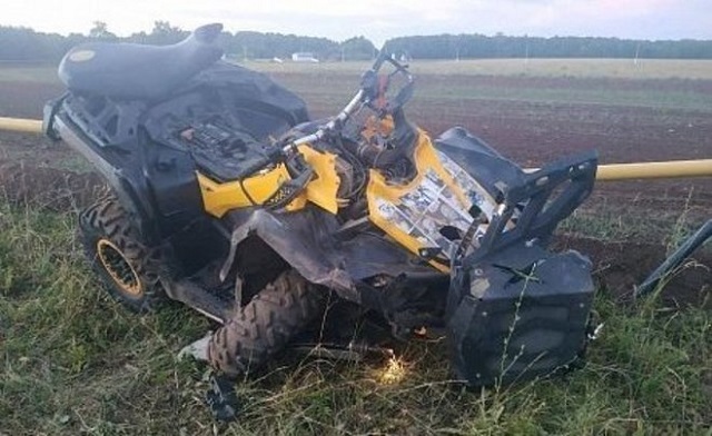 Под Челнами водитель квадроцикла погиб при столкновении с ограждением