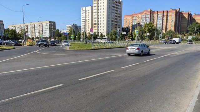 Ремонт улицы Воровского завершили в Казани по нацпроекту