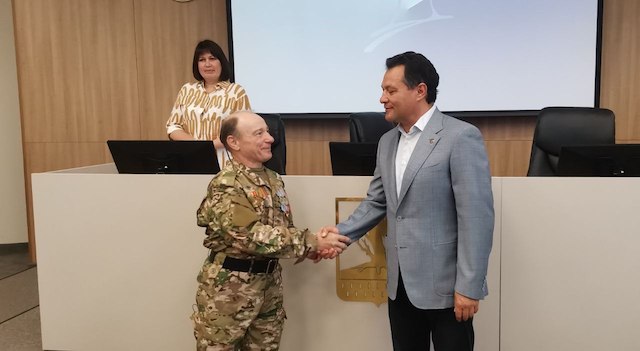 Участник СВО из Елабуги удостоен медали «За храбрость»