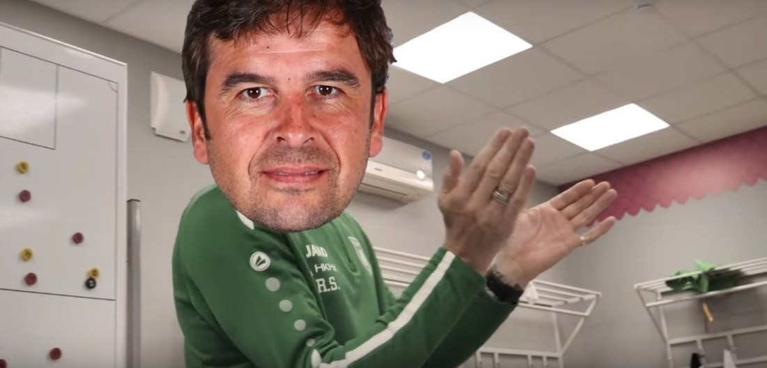 «Рубин» выложил видео из раздевалки, наложив на лицо Шаронова фото Докампо (ВИДЕО)