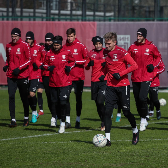 "Рубин" командасының матчларга әзерлеге - видео