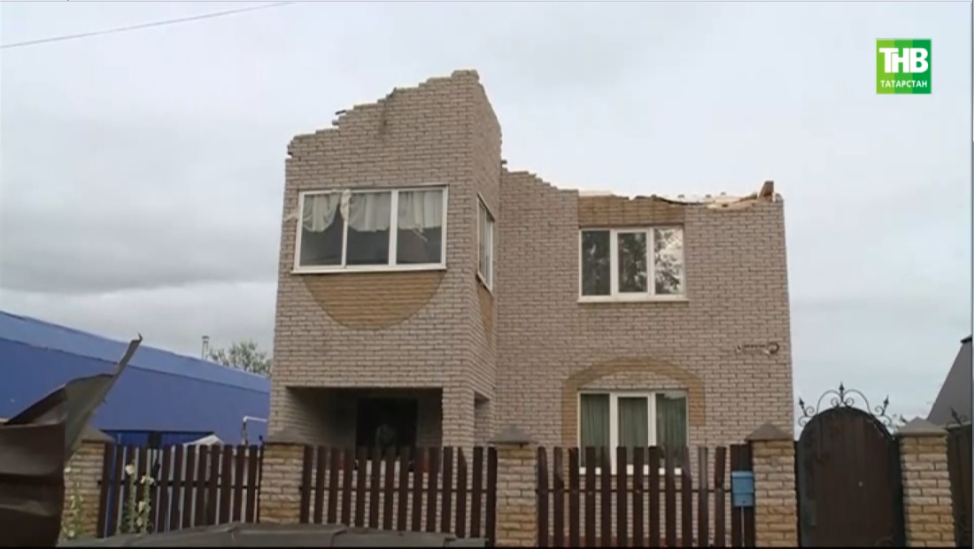 Көчле давыл аркасында Әгерҗе районында гадәттән тыш хәл режимы кертелде