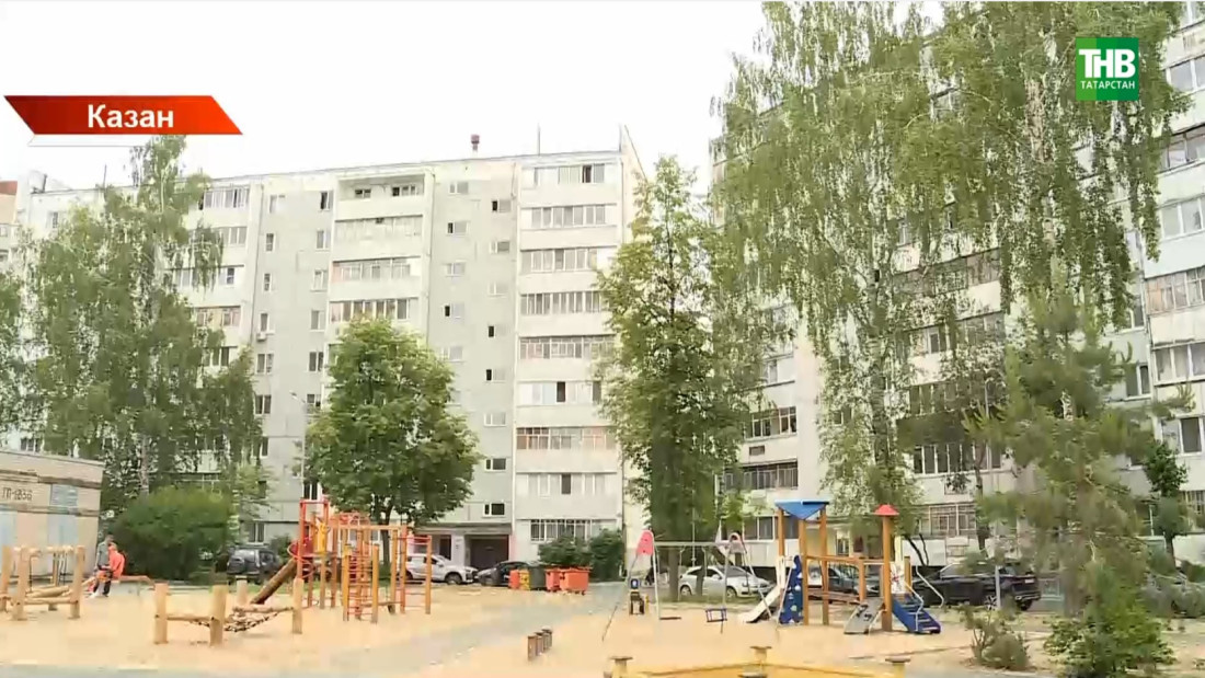 «Мин яратам сине, Татарстан!»: Казанның Идел буе районындагы ишегалды