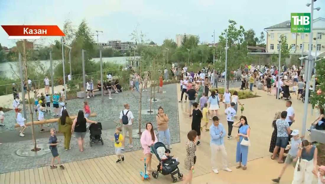 "Мин яратам сине, Татарстан!" "Камал театрының яңа бинасы янындагы парк