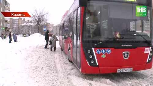 В Казани введён план «Буран» из-за аномального снегопада