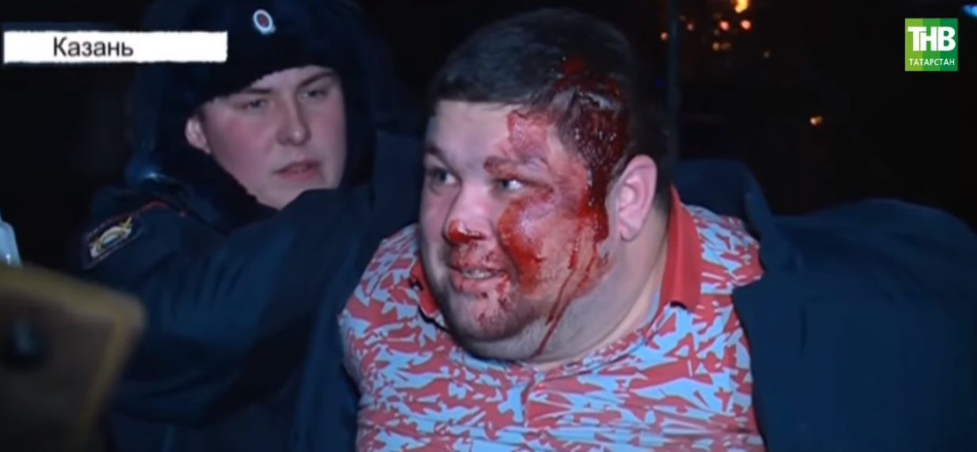 В Казани хулиганы с Горок устроили массовую драку с полицией (ВИДЕО)