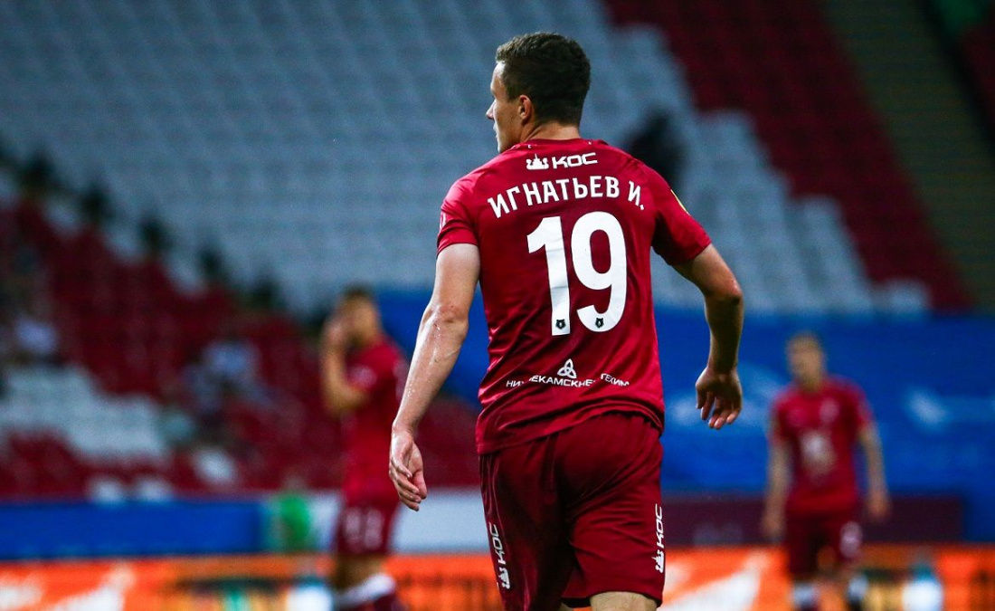 Игнатьев забил первый гол за «Рубин» и прервал безголевую серию