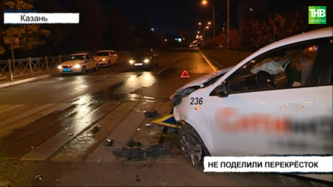 В Казани водитель из Узбекистана устроил ДТП на пешеходном переходе