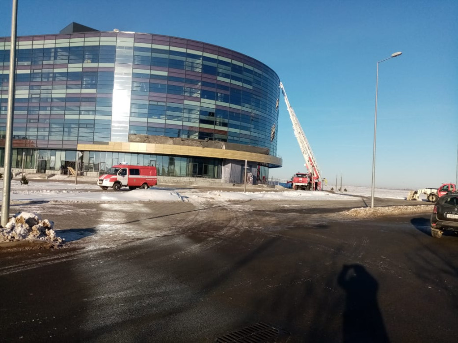 В Татарстане ликвидировали пожар на стройке в Иннополисе