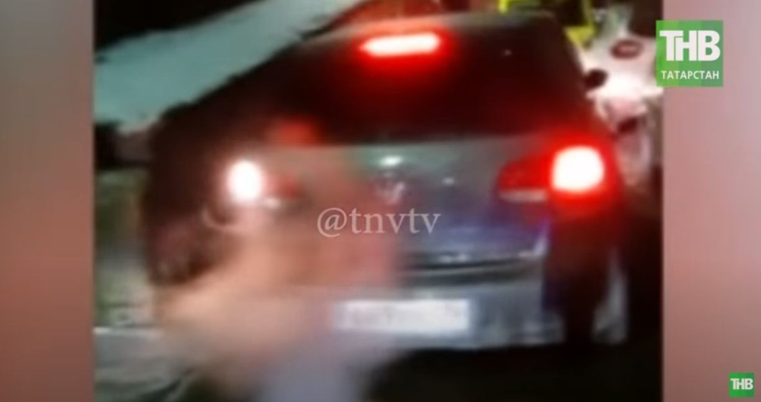 В Казани очевидцы аварии устроили погоню за нетрезвым водителем "Фольксвагена"