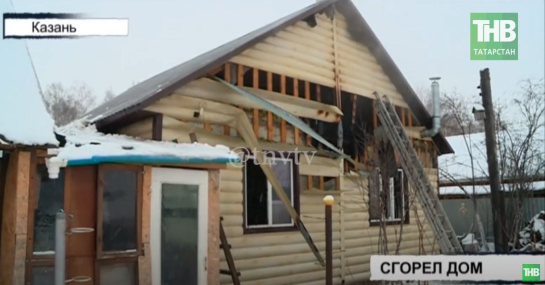 В садовом обществе "Нокса" сгорел дом