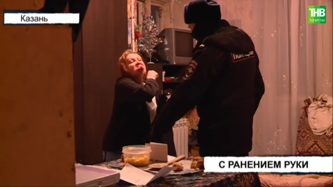 В Казани пьяная ссора глухонемой компании закончилась ножевым ранением