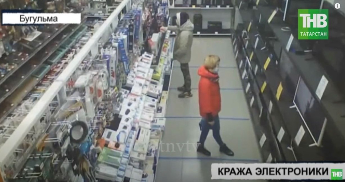 Житель Башкирии ограбил магазин электроники в Бугульме - видео