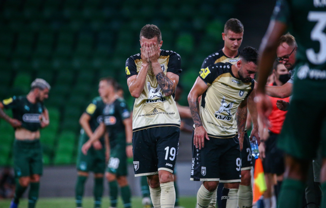 После фиаско с «Ракувом» у Слуцкого нет побед: «Рубин» безвольно уступил в Краснодаре