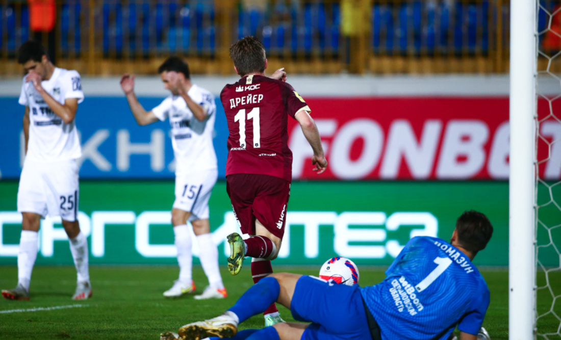 Крутое видео: хет-трик Андерса Дрейера вошел в историю «Рубина» и РПЛ